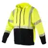 Flame Resistant Full Zip Hoodie,  High Visibility - CAT 2